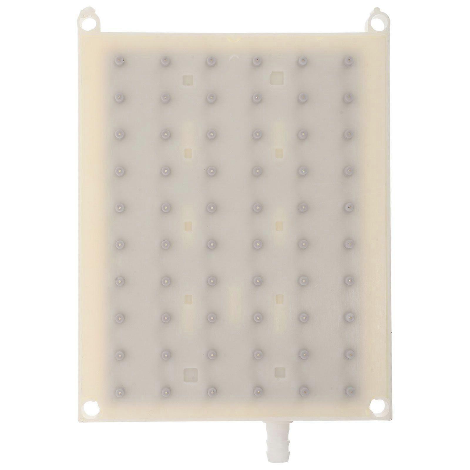 Rectangular Rainfall Shower Head Replacement, 60 Hole Spray Screen, Insert Type Nozzle Plate for Waterfall Effect Bathroom