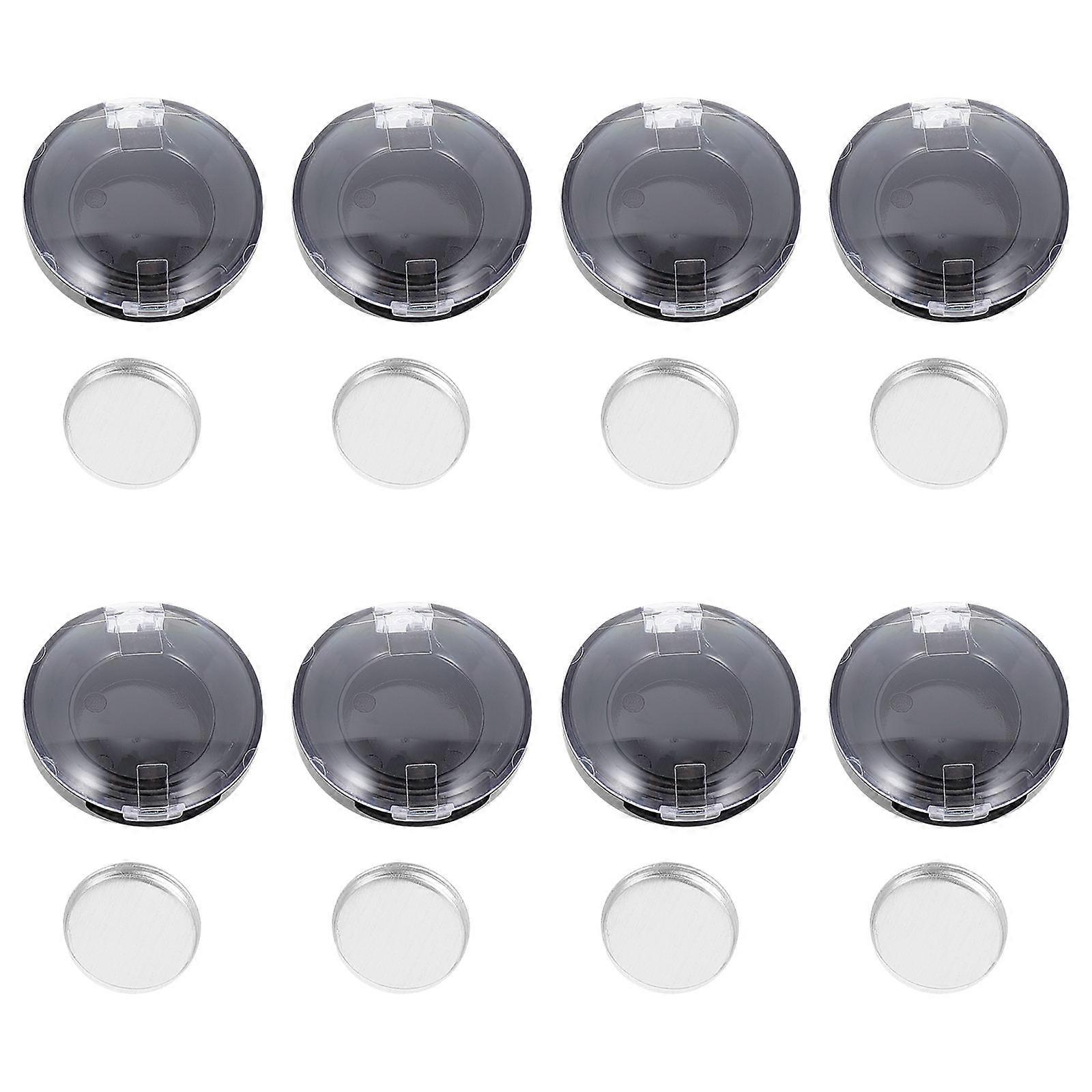 8pcs Practical Eyeshadow Sub Storage Boxes Small Eyeshadow Sub Package Holders