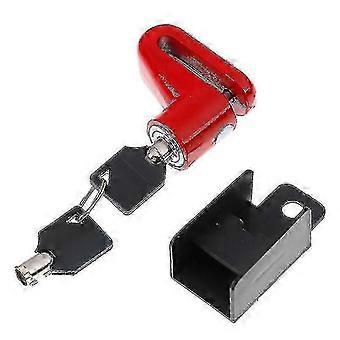 1 trava antifurto para disco de freio de scooter, compatível com trava de segurança para bicicleta.