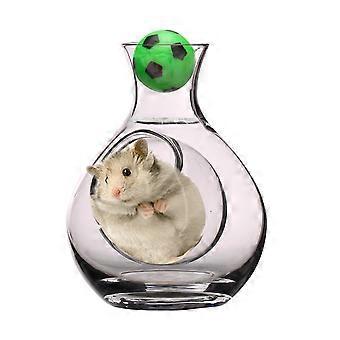Pet House Heat Cooling Nest Glass Nest for Hamster Use White