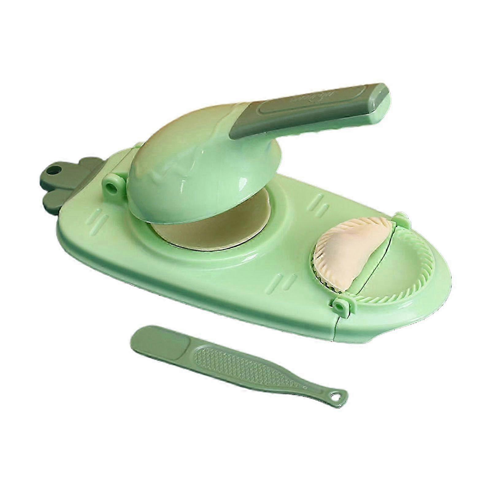 2 In 1 Dumpling Maker, Kitchen Dumpling Making Tool Green