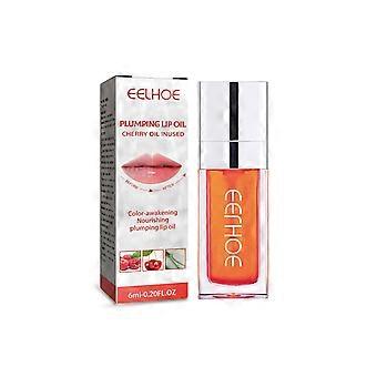 Lip Plump Lip Glaze Lip Plumping Treatment Spendet Feuchtigkeit und pflegt die Lippenhaut Aqua Glass Lip Gloss Oil Coral