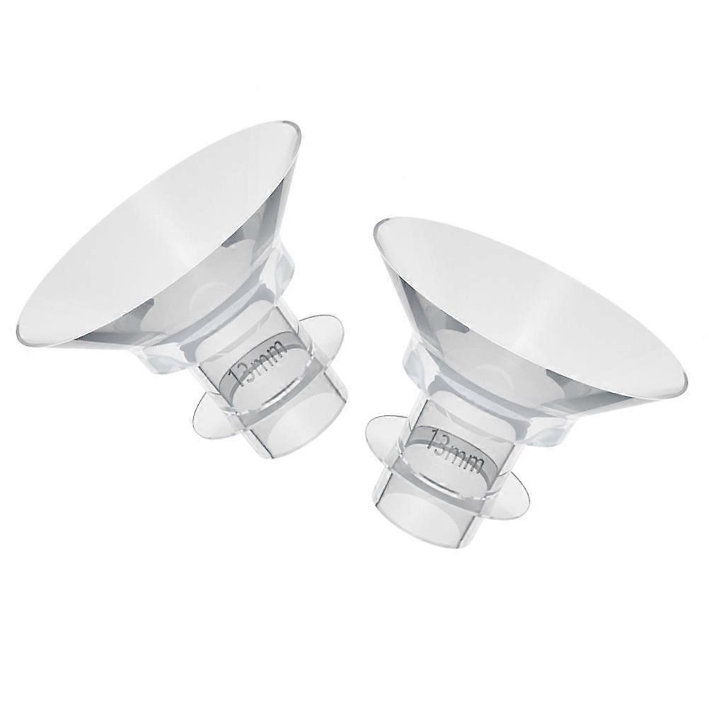 2Pcs Flange Inserts for Breast Pump Flexible Silicone Flange Inserts Washable Silicone Inserts Replacements