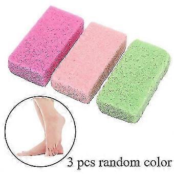3PCS pumice sponge stone exfoliate foot care scrubbers for removing hard dead skin