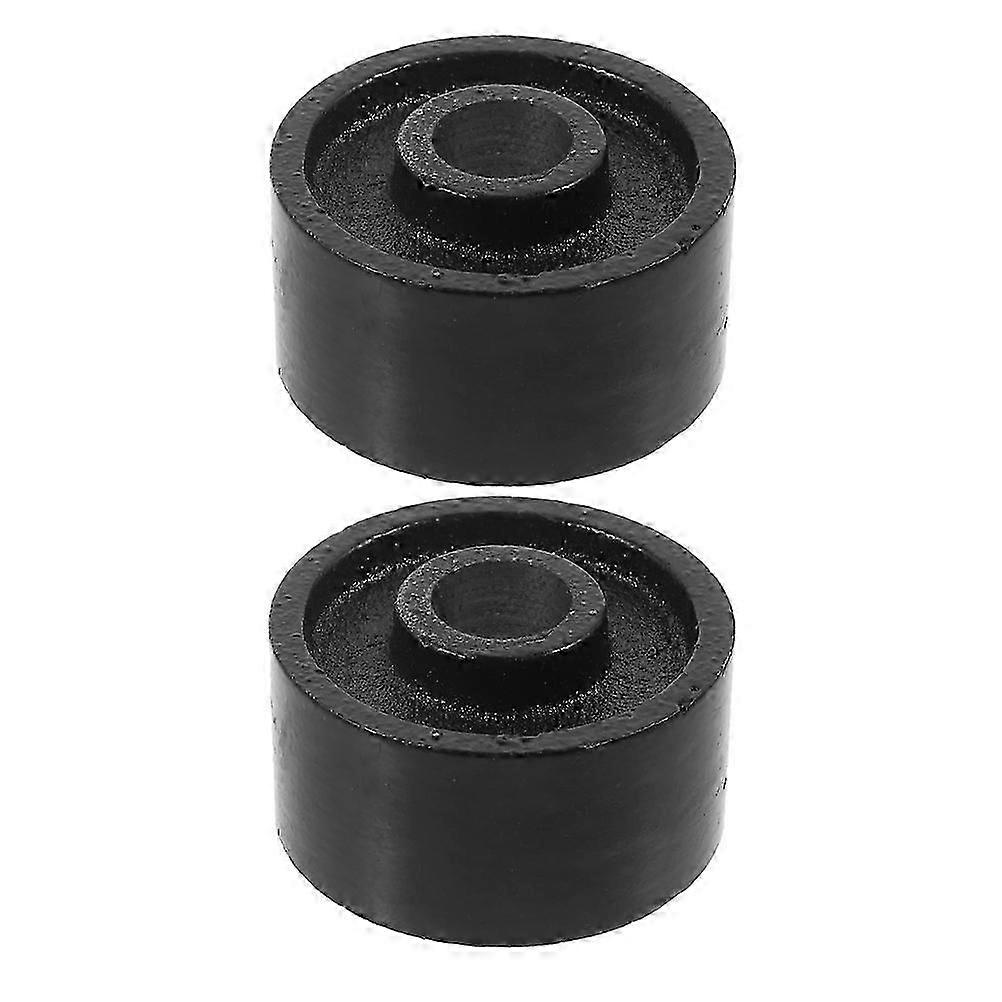 2pcs Stable Mobility Trolley Wheels Compatible with Horizontal Hydraulic Trolley
