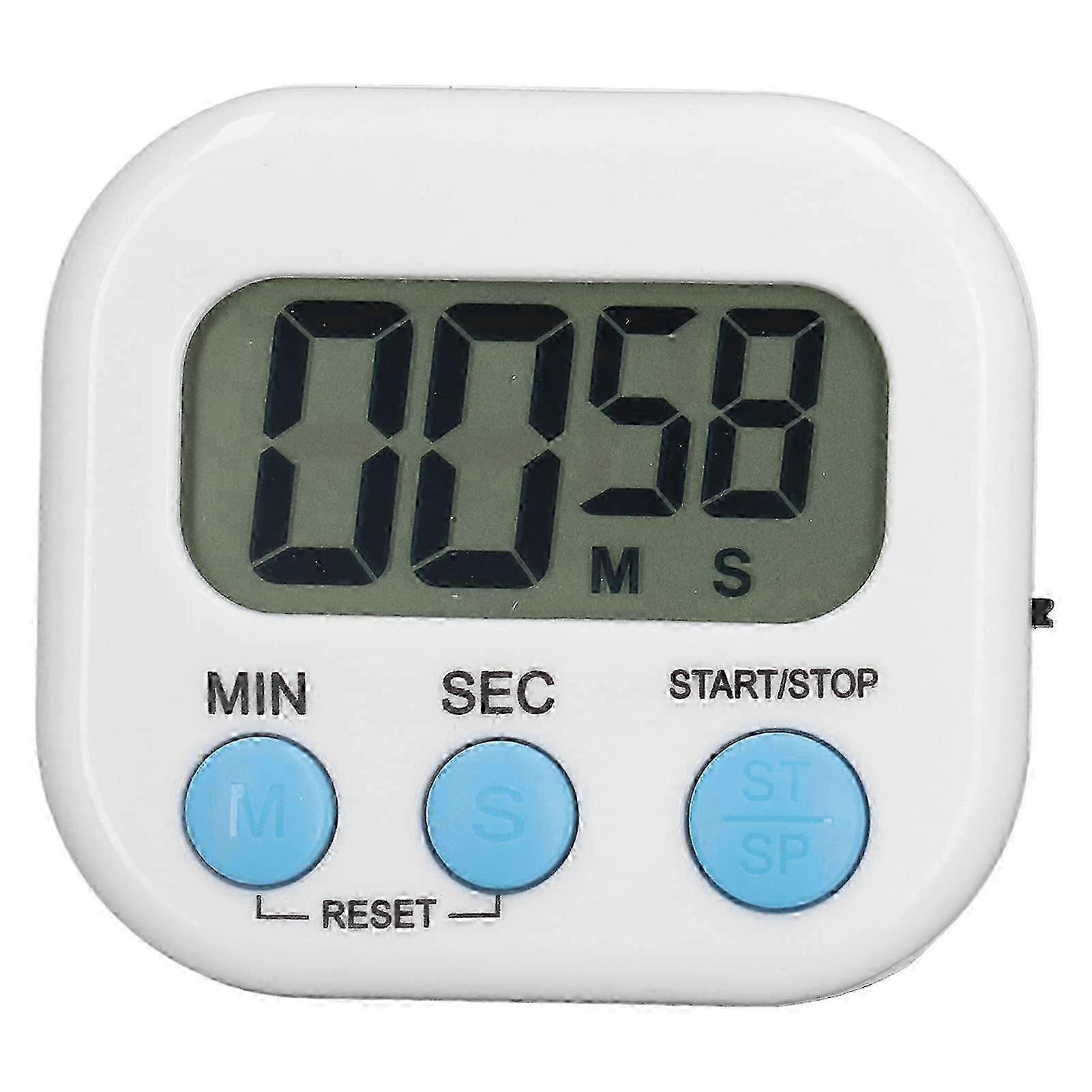Digital Kitchen Timer, Large Screen Display, Loud Clear Alarm, Easy Switch Control, Battery Powered, Timing, Countdown, Memory Functions, for Cooking,
