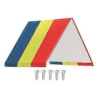 Swing Set Replacement Tarp Playground Roof Canopy Sunshade, Waterproof Outdoor Cover with Screws