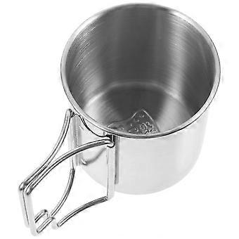 Camping Coffee Mug Metal Water Cup for Convenient Use 2Pcs Camping Supply