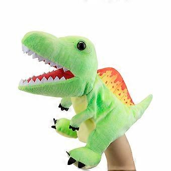 Soft Plush Dinosaur Hand Puppet Set, Realistic T-Rex Triceratops & More, Fun Educational Toy for Toddlers Preschool