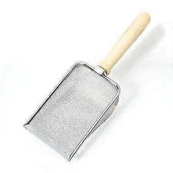 Inklusive Haken 4,3 Maschenweite (geeignet für Bentonit-Sand-Mischungen), Premium Silber V3