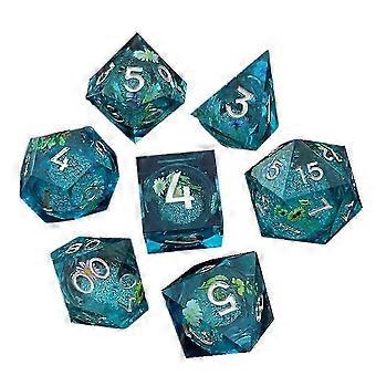 Resin Decal Quicksand compatible with DND Dice Coc Running Group Dice Dnd Cthulhu Polyhedron Running Group Board Game DND Dice C