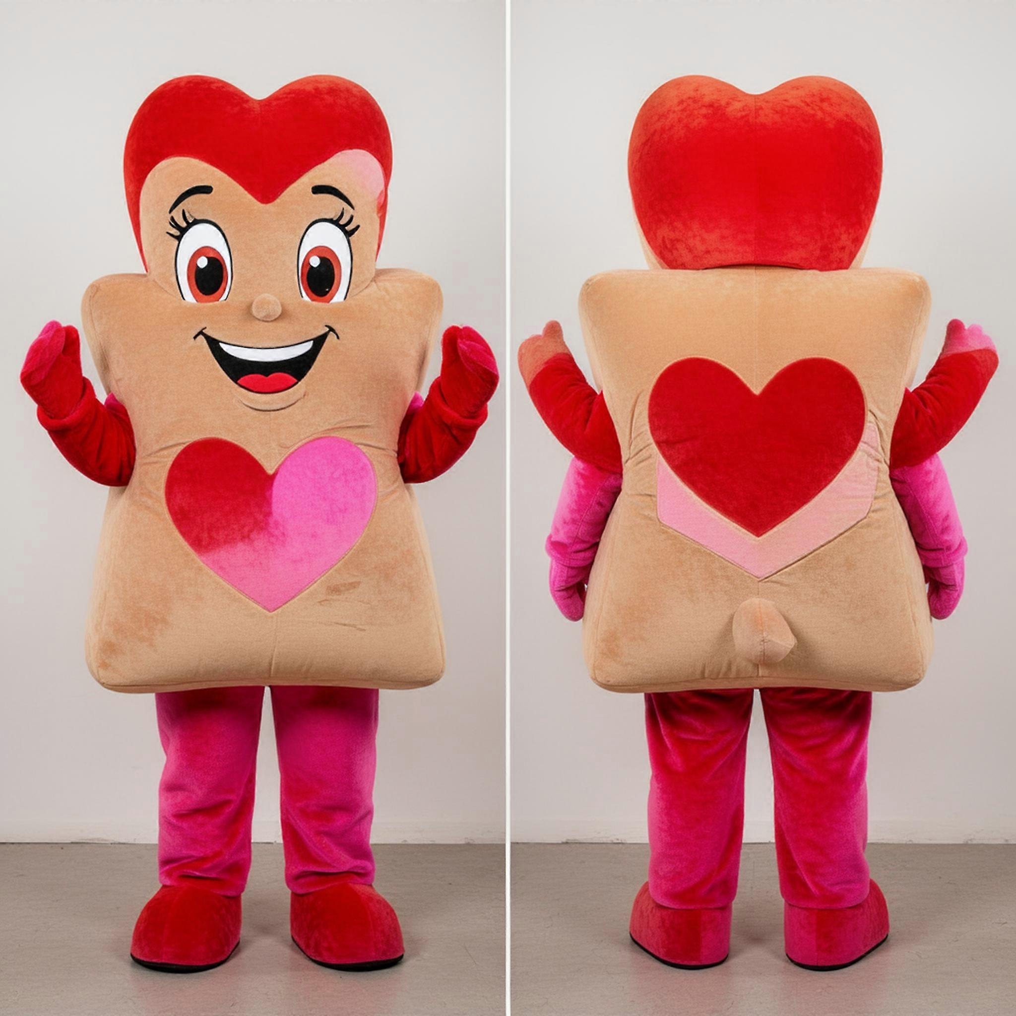 MASTICOT Blush Pink Rounded Love Letter Mascot