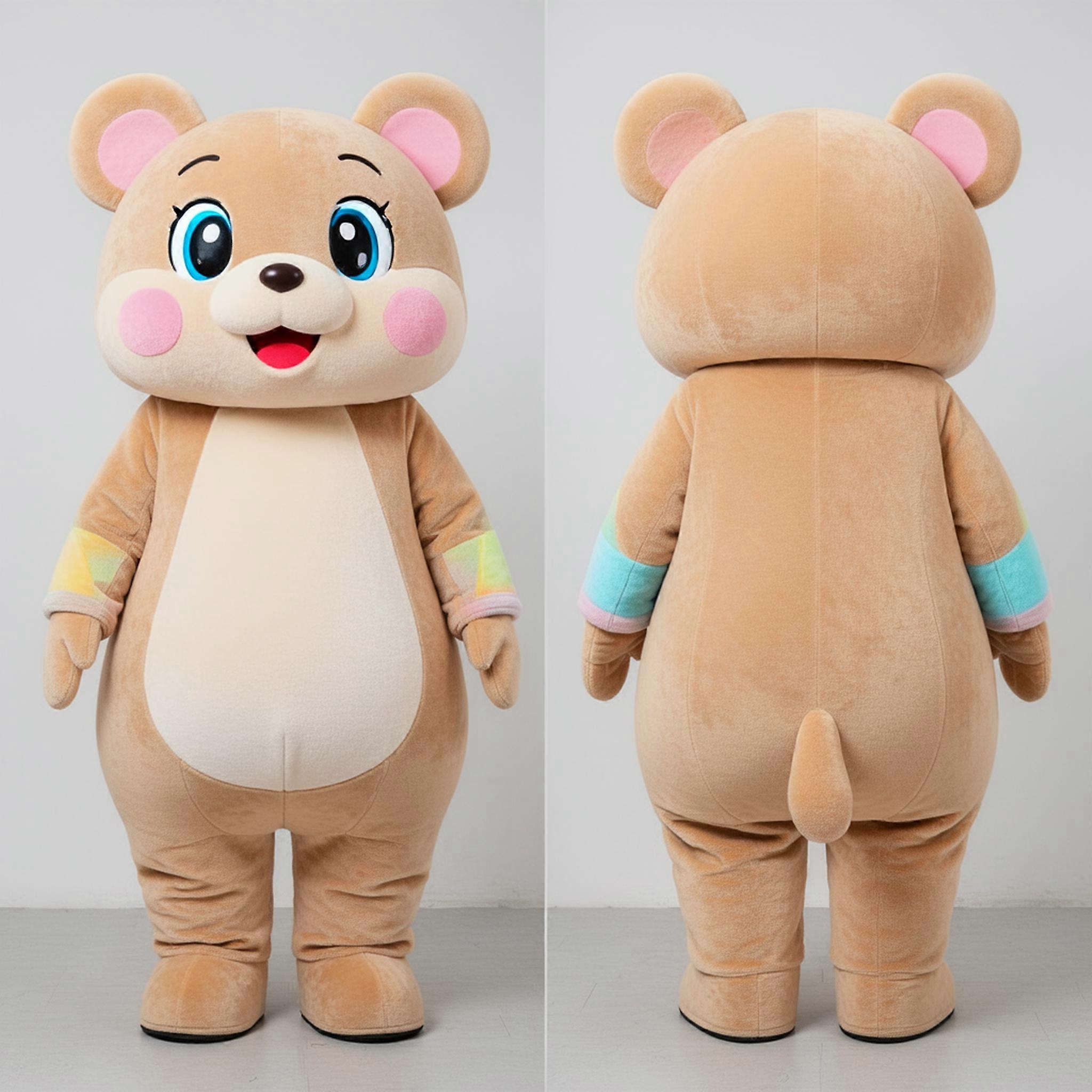 MASTICOT Tan Rounded Alliance Mascot