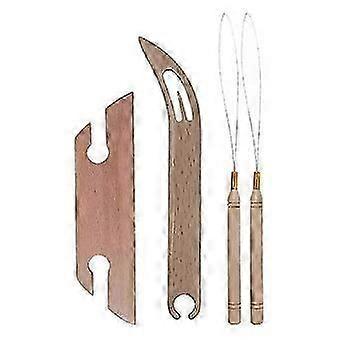 Professhional Wooden Beveled Inkle Weaving Shuttle-Kit