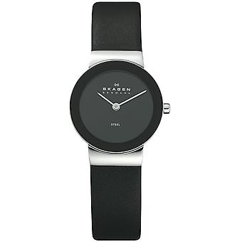 Skagen Freja Watch for Women Analog Quartz with Cowhide Bracelet 358SSLB