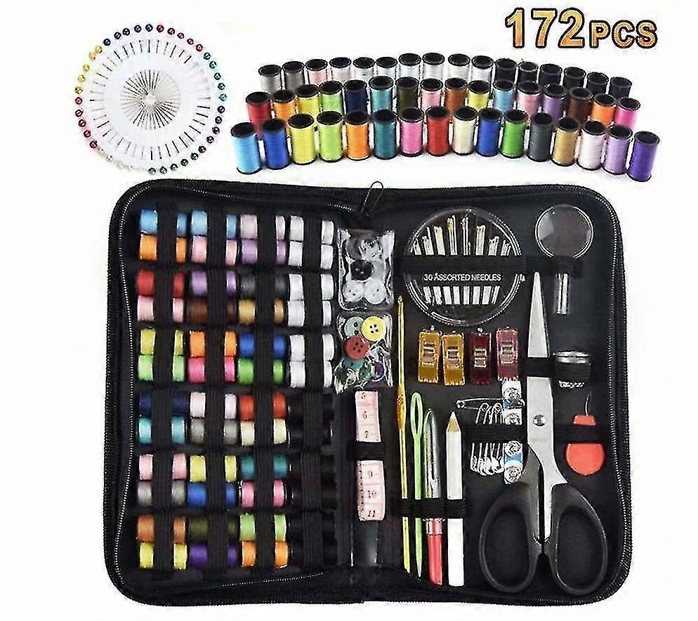 Sewing Kit, Sewing Box, Sewing Kit, Rectangular Sewing Kit, 172 Piece Set.