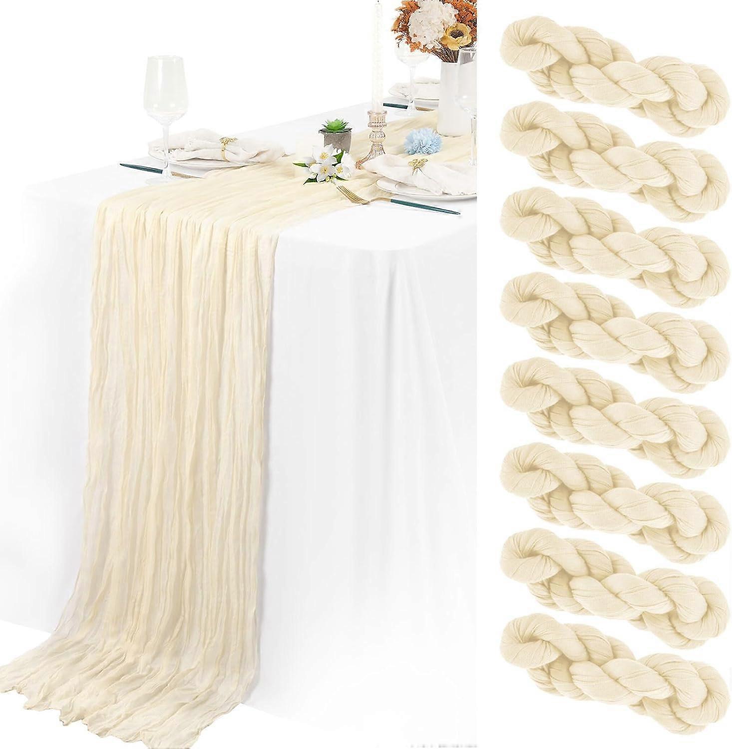 21x120in Reusable Boho Gauze Table Runner