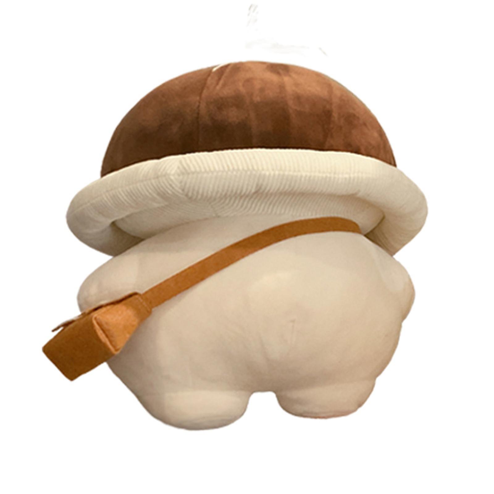 Mushroom Plush Dolls Ornament Mini Food Charactors Suitable For Home Office Bedroom Decoration