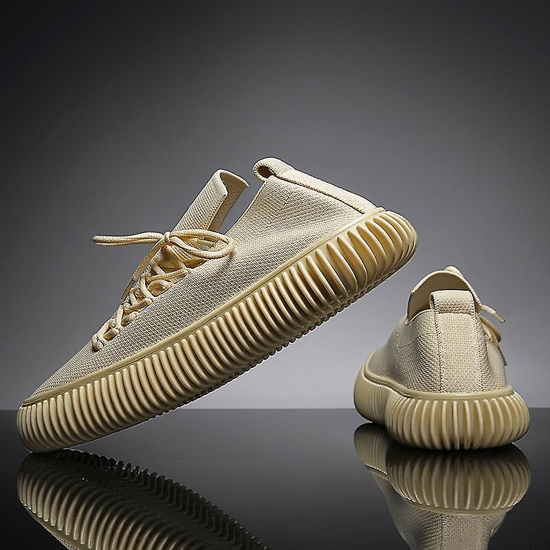 2022 קיץ נעלי קנבס נעלי מעצבים יוקרה חדשות לגברים קל משקל נוח חצי כפכפי יום יומי Loafer Chanclas Hombre