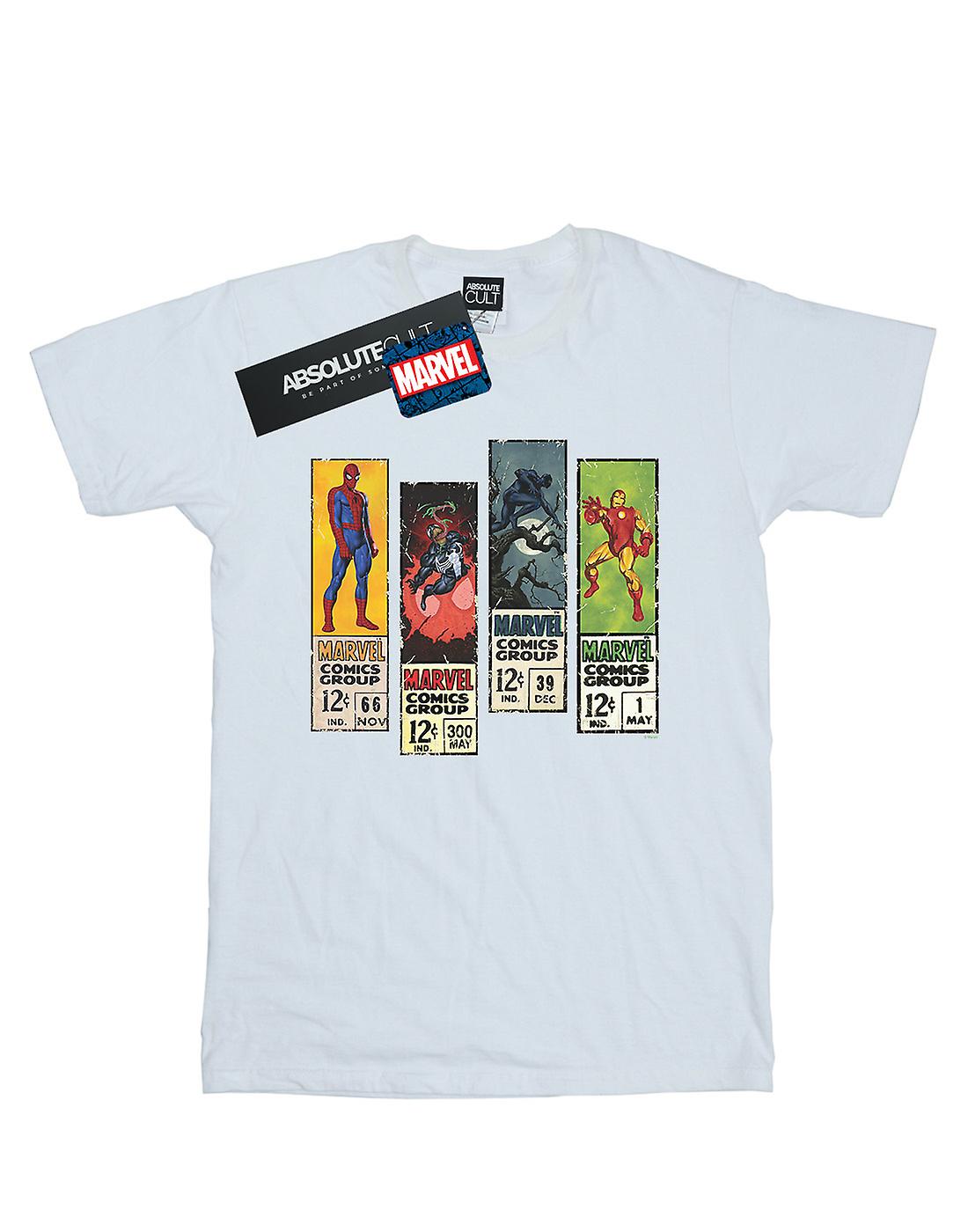 Absolute Cult Boy's Marvel Comics Guardians Of The Galaxy Character Logo T-Shirt - 100% Cotton, Officially Licensed