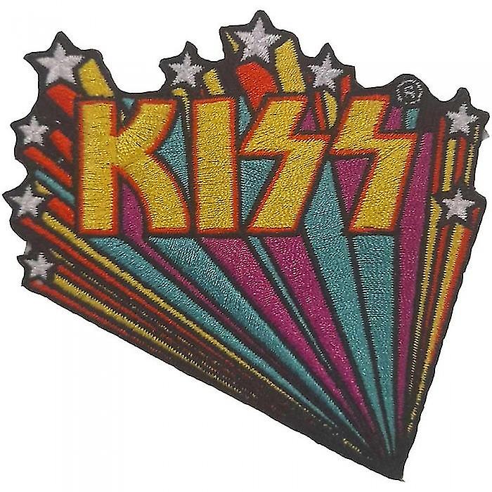 Kiss Star Banner Iron On Patch