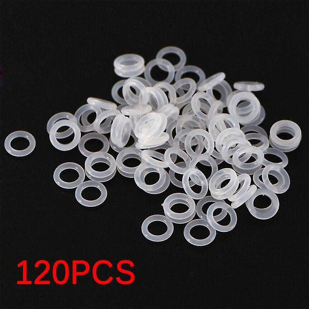 120pcs Silicone Rubber O-ring Switch Dampeners White For Cherry Mx Keyboard