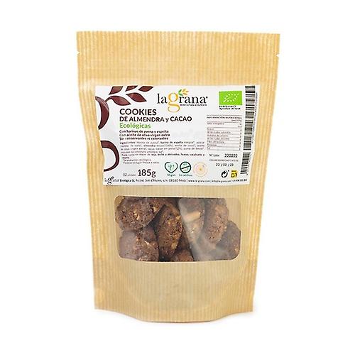 Oatmeal, spelled and cocoa almond cookies 185 g