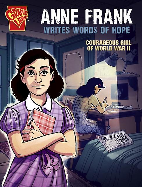 Anne Frank Writes Words Of Hope by Debbie Vilardi Paperback Book