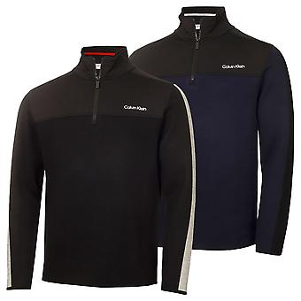 Calvin Klein Herren Foxe Close Hybrid Thermo-Golfpullover mit halbem Reißverschluss