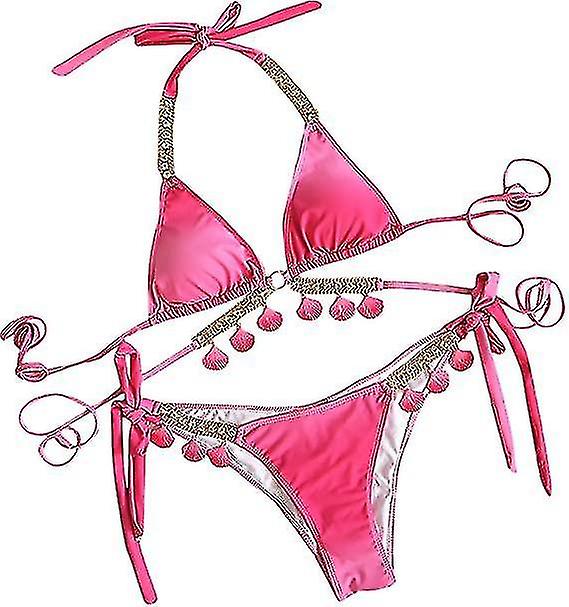 Maillot de bain Halter Bikini pour femmes Maillot de bain 2 pièces