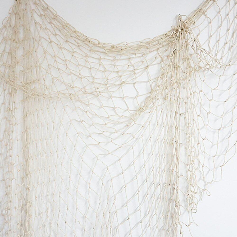 Kinder Anti-Fall-Netz Hanf Seil Netz Kinder Kletternetz Retro Wanddekoration 100 * 200cm