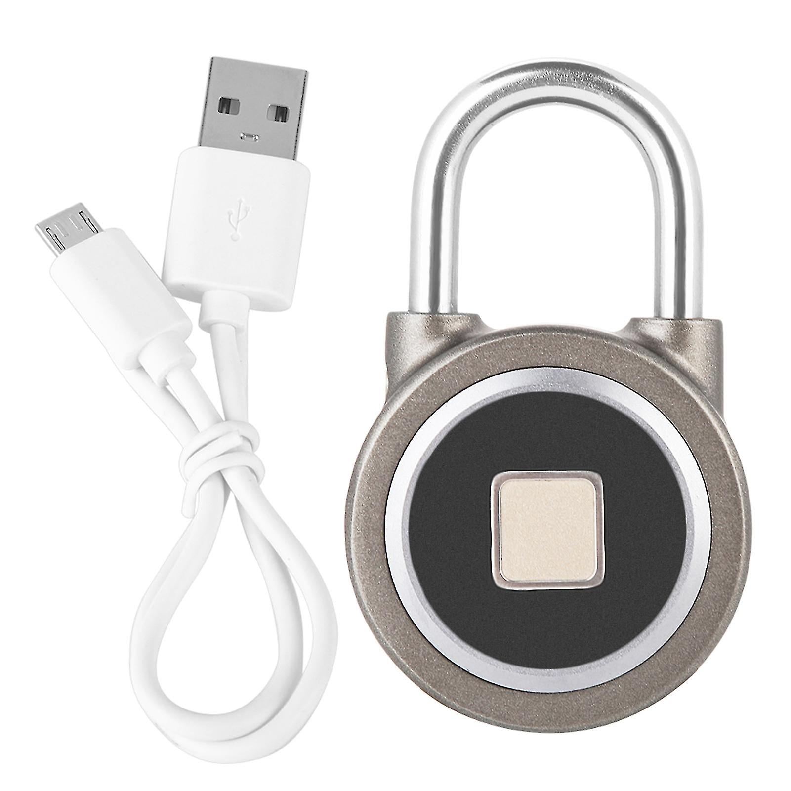 Fingerprint Smart Keyless Waterproof Bluetooth Lock App Control Security Anti-theft Padlock