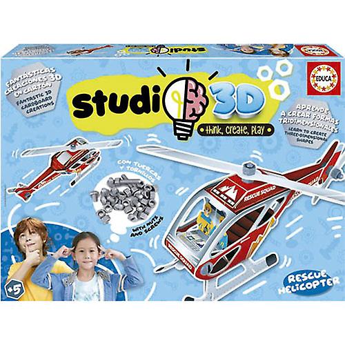 Educa Studio 3D Cardboard Creation - RescueHelcopter