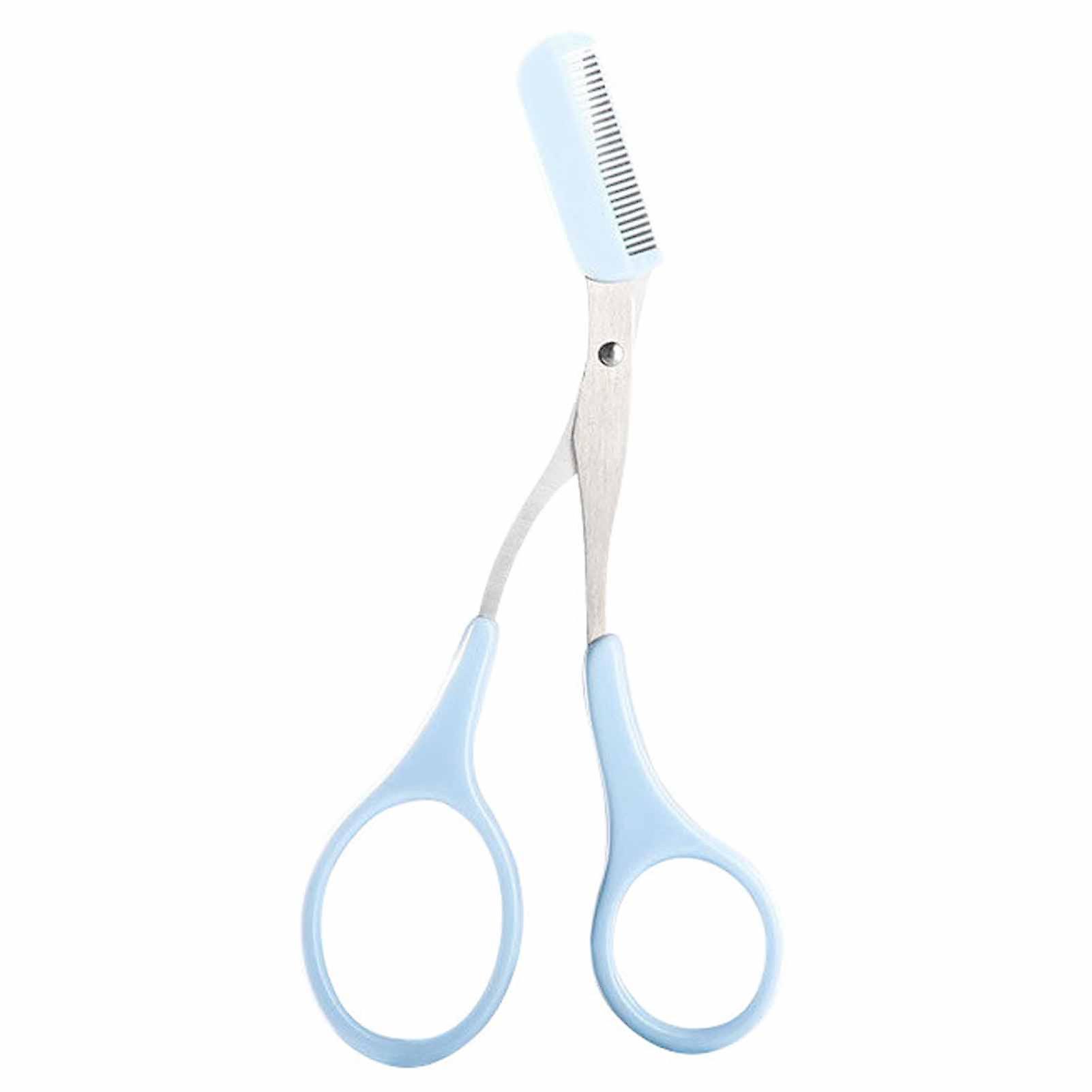 Ciseaux de tondeuse à sourcils en acier inoxydable Kit de toilettage des sourcils réutilisable pour les femmes filles