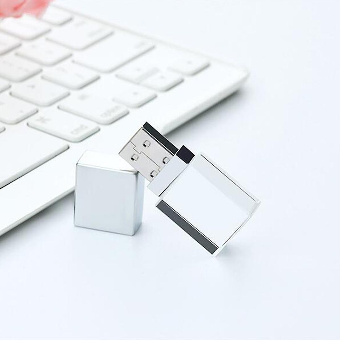 Crystal Flash Light USB2.0 Flash Drive 64GB