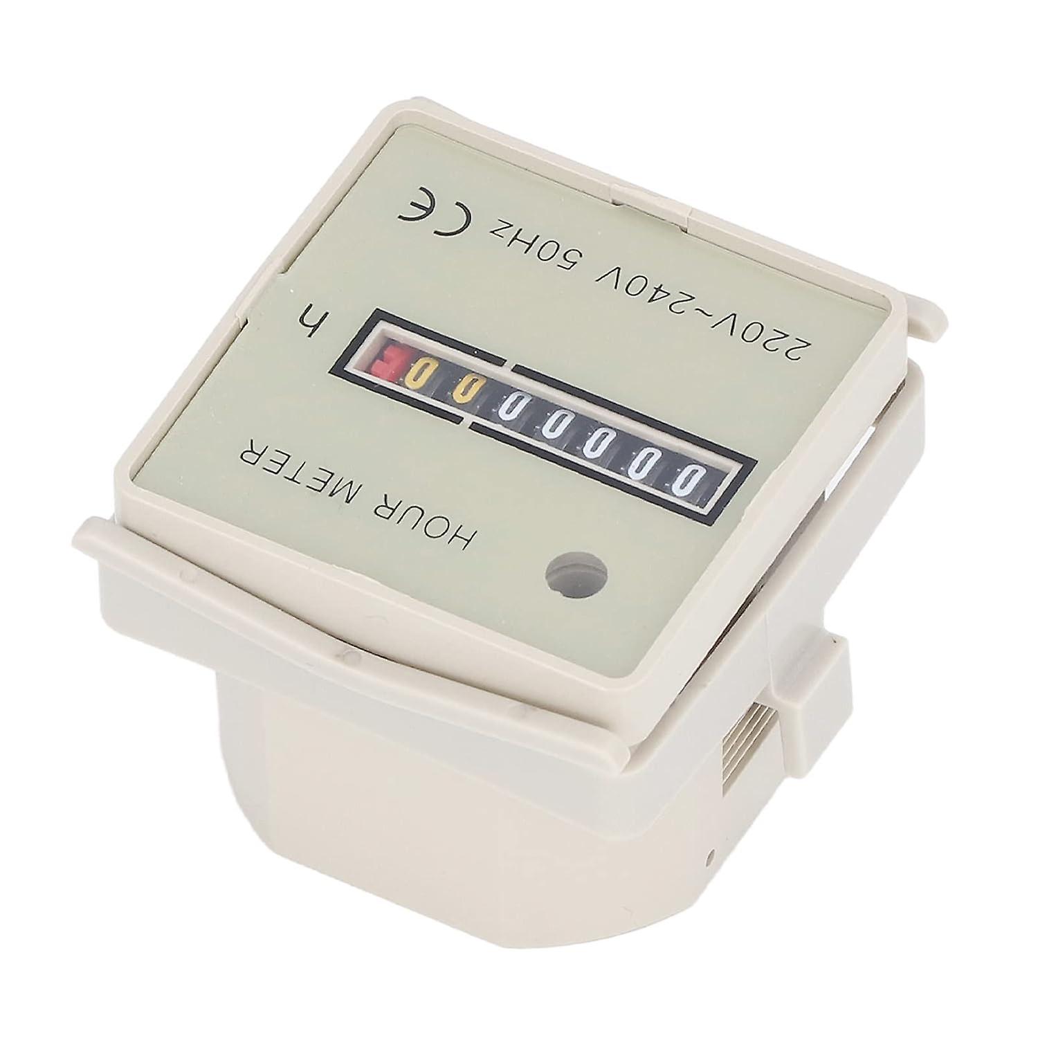 Electronic Timer, AC 220-240V Working Hour Counter for Industrial Timing System