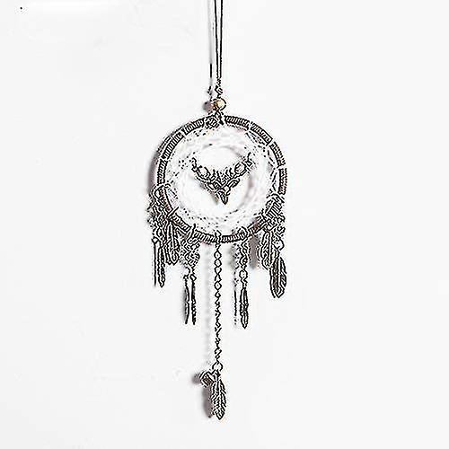 Retro Alloy Catcher With Deer Element For Dcor