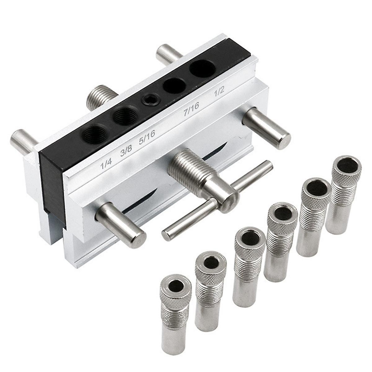 English Center Woodworking Punching Locator Set Woodworking Straight Hole Oblique Hole Locator with