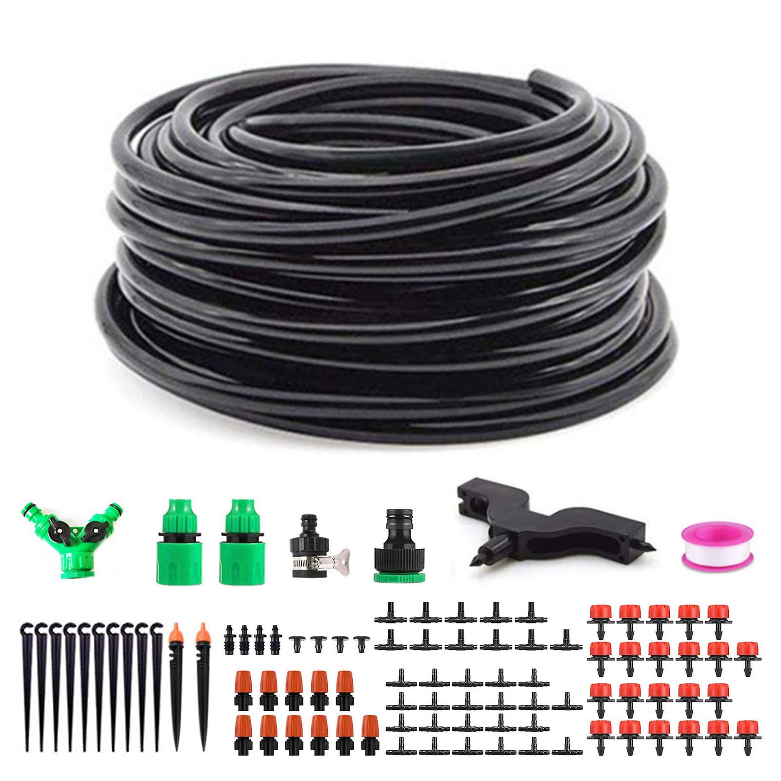 Garden Drip Irrigation System Automatic Micro Spraying Watering Kits Irrigation Atomization System 40m/1574.8in