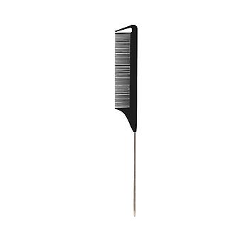 Fine-tooth Combs Metal Pin Anti-static Hair Style Rat Tail Comb Styling Tool