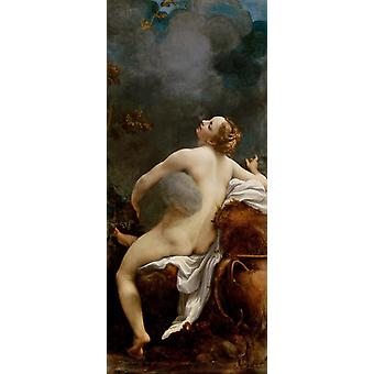 Zeus and Io, Correggio, 80x34cm
