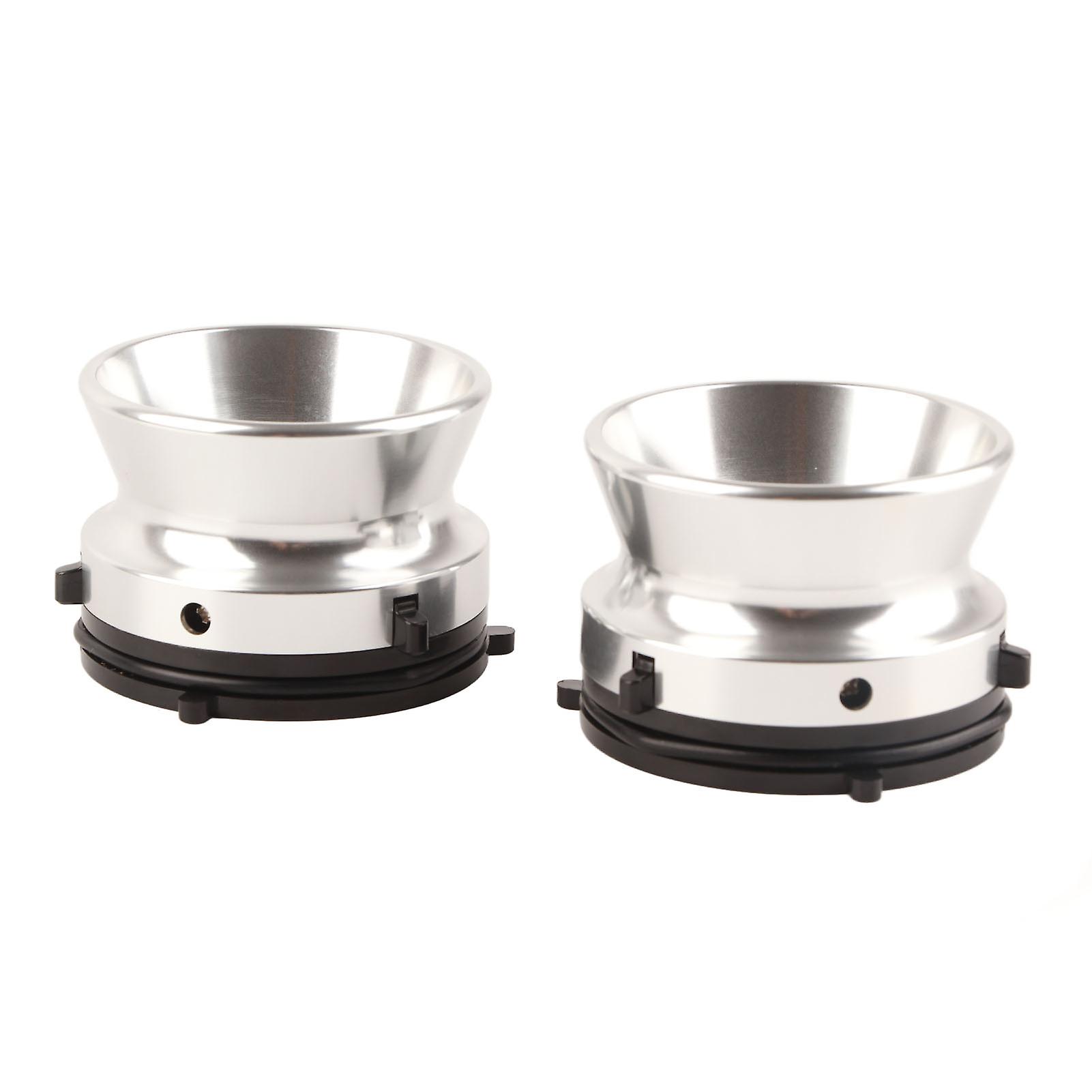 1 Pair NAB Hub Adapters Professional Polished Aluminum Alloy 10 Inch Opener for Studer ReVox for Akai for Teac Silver 