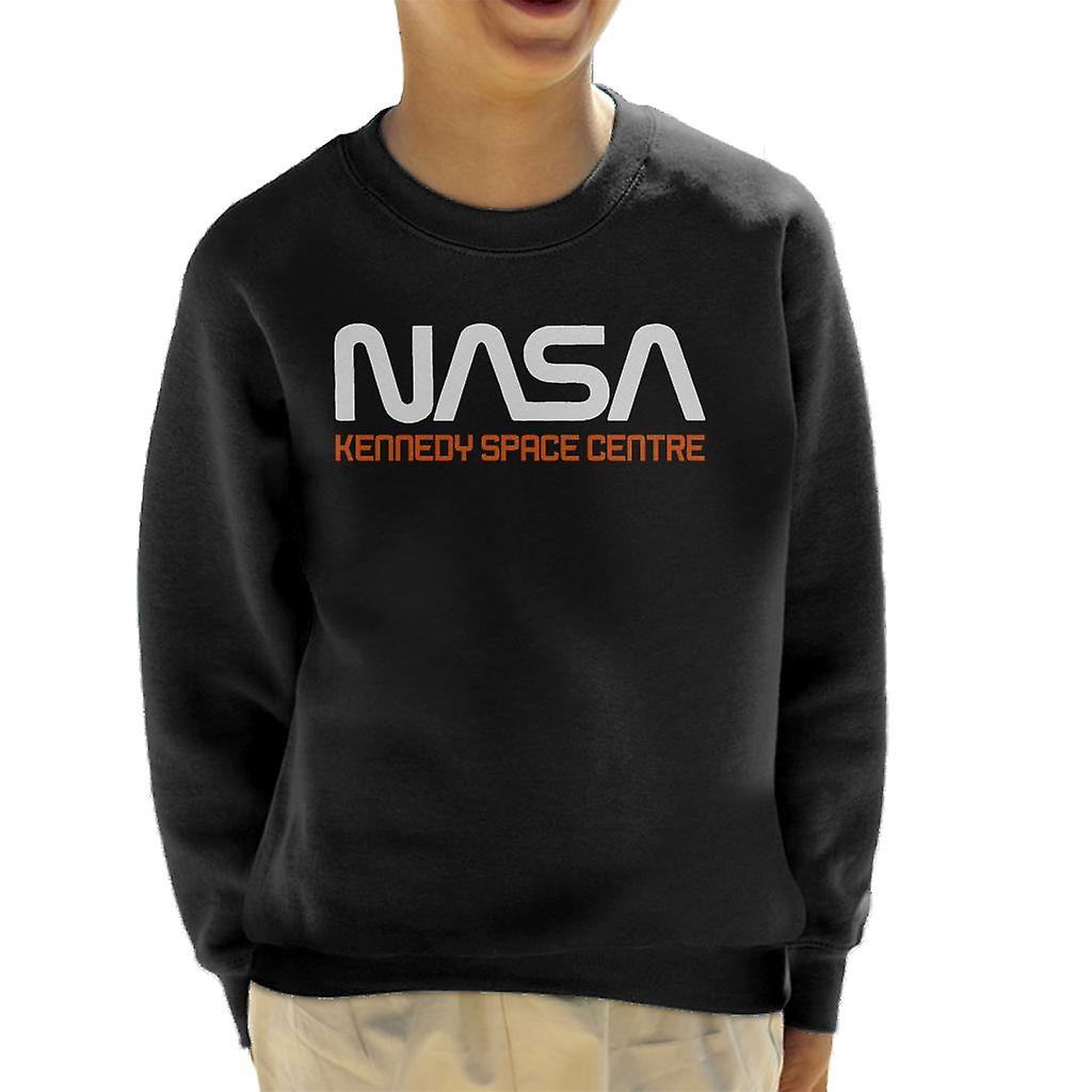 NASA Kennedy Space Centre Rocket Text Kid's Sweatshirt