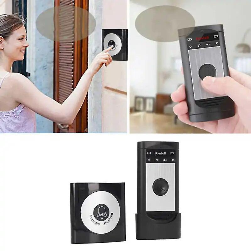 Wireless Voice Intercom Doorbell 2 Way Waterproof Home Security Access Control Home Security Security Systems~6423