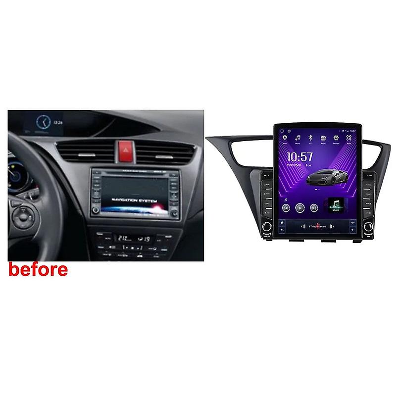 9.7" Android For Honda CIVIC Hatchback 2012-2017 Tesla Type Car Radio Multimedia Video Player GPS