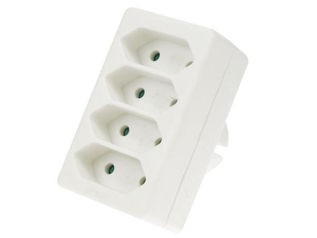 4-Way Euro Socket Splitter