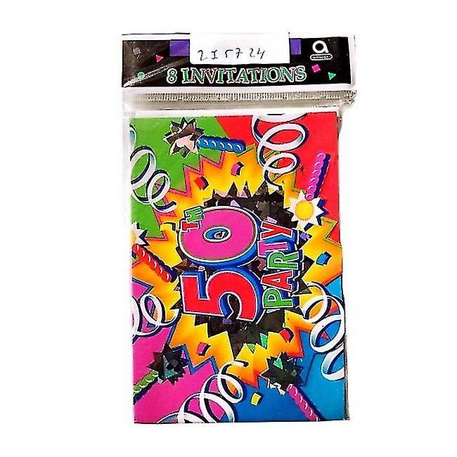Invitations Amscan 50th (paquet de 8)