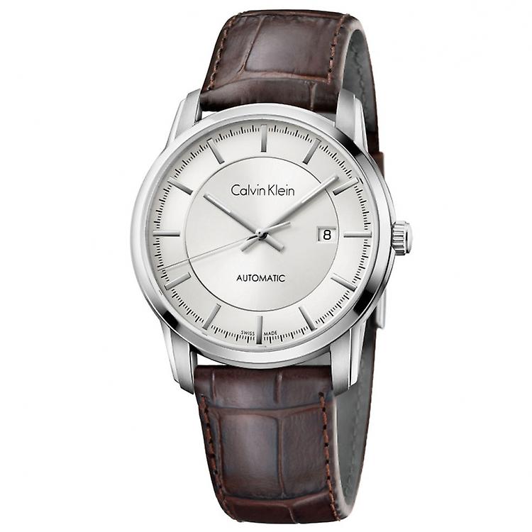 Calvin Klein K5s341g6 Infinity Silver Dial Automatic Men's Watch