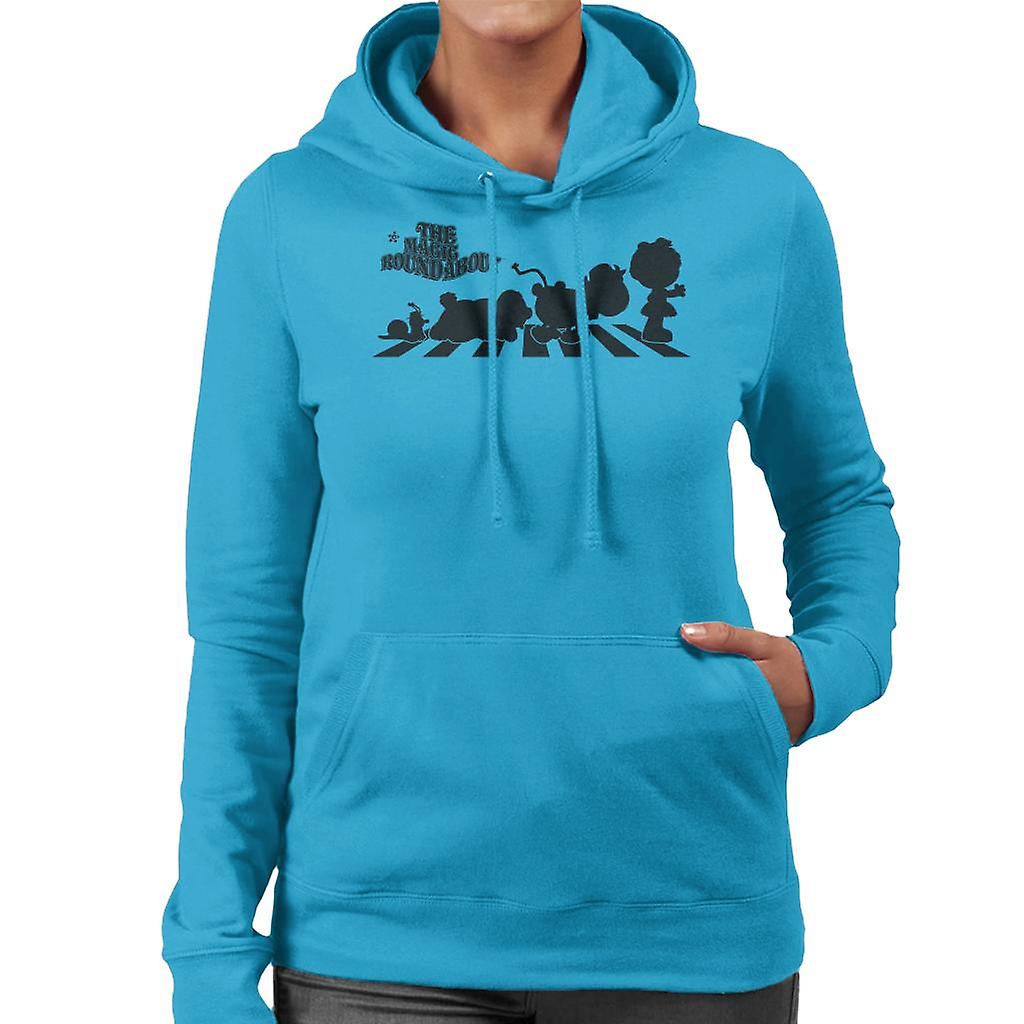 The Magic Roundabout Characters Silhouette Women's Hooded Sweatshirt