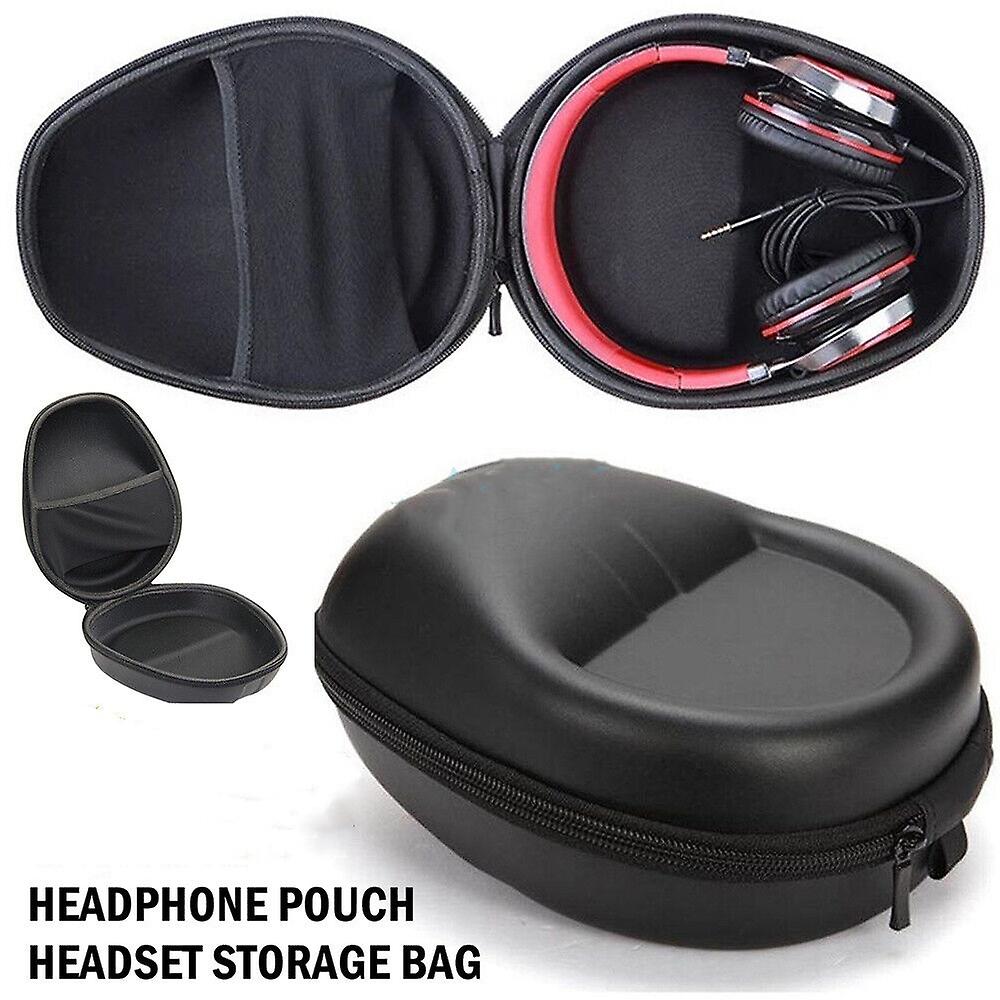 Headphone Case Hard Case Headphone Pouch Headset Storage Bag Box Shockproof